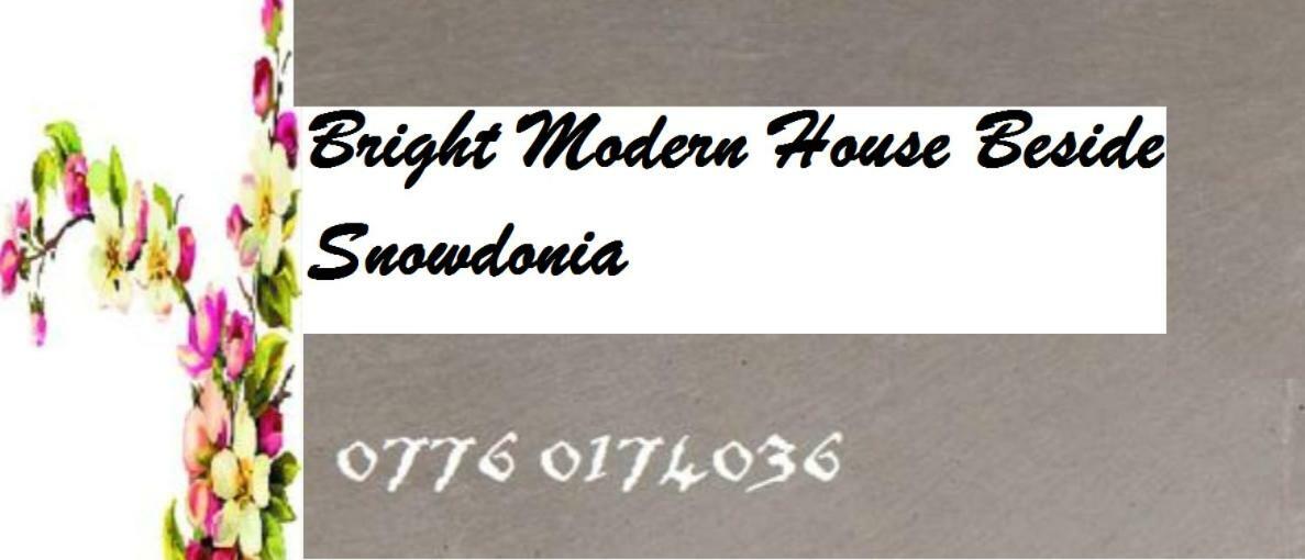 Bright Modern House Beside Snowdonia Villa Llanfairfechan Exterior foto